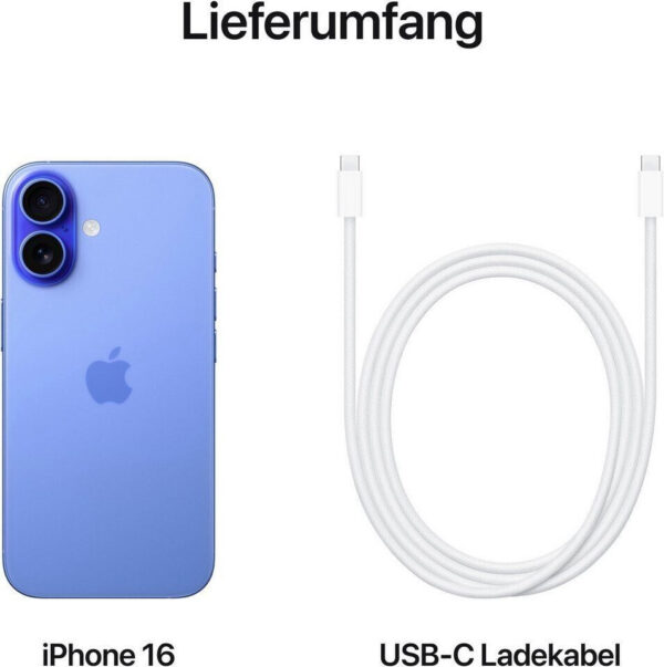 Apple iPhone 16 Plus, 256 GB, Ultramarine Blau, NEU OVP – Bild 8